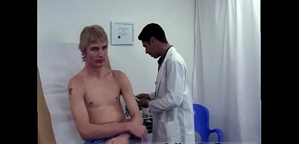  Medical examination done by hairy man and gay boys genital physical